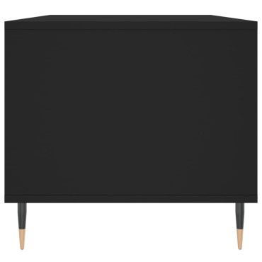 vidaXL Τραπεζάκι Σαλονιού Μαύρο 90x49x45cm Επεξεργασμένο Ξύλο 1 τεμ.