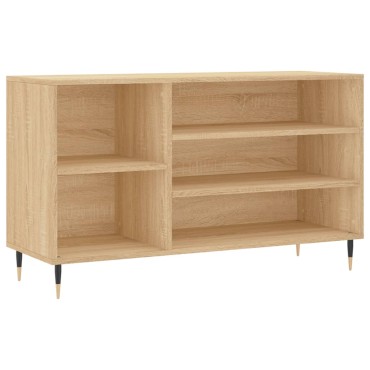 vidaXL Παπουτσοθήκη Sonoma Δρυς 102x36x60cm από Επεξεργασμένο Ξύλο