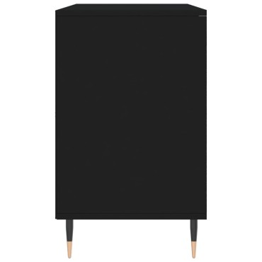 vidaXL Παπουτσοθήκη Μαύρο 102x36x60cm από Επεξεργασμένο Ξύλο