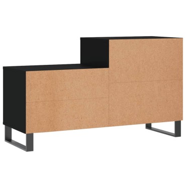 vidaXL Παπουτσοθήκη Μαύρο 102x36x60cm από Επεξεργασμένο Ξύλο