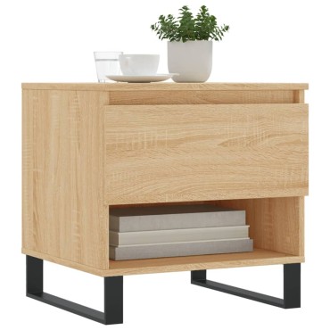 vidaXL Τραπέζια Σαλονιού 2 τεμ. Sonoma Δρυς 50x46x50cm Επεξεργ. Ξύλο