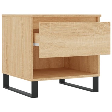 vidaXL Τραπέζια Σαλονιού 2 τεμ. Sonoma Δρυς 50x46x50cm Επεξεργ. Ξύλο