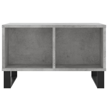 vidaXL Τραπεζάκι Σαλονιού Γκρι Σκυρ. 60x50x36,5cm Επεξεργ. Ξύλο 1 τεμ.