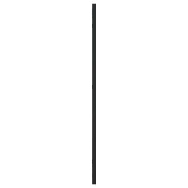 vidaXL Καθρέφτης Ορθογώνιος Μαύρος 30 x 80 εκ. από Σίδερο