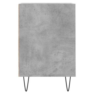 vidaXL Έπιπλο Τηλεόρασης Γκρι Σκυρ. 100x35x55cm Επεξ. Ξύλο