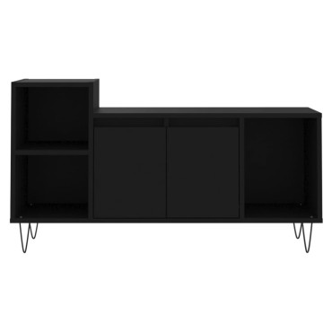 vidaXL Έπιπλο Τηλεόρασης Μαύρο 100x35x55cm Επεξ. Επεξεργασμένο Ξύλο