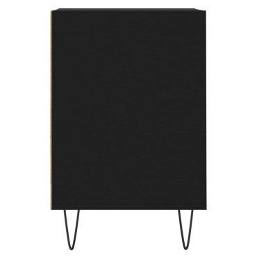 vidaXL Έπιπλο Τηλεόρασης Μαύρο 100x35x55cm Επεξ. Επεξεργασμένο Ξύλο