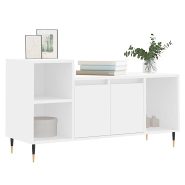 vidaXL Έπιπλο Τηλεόρασης Λευκό 100x35x55cm Επεξεργασμένο Ξύλο