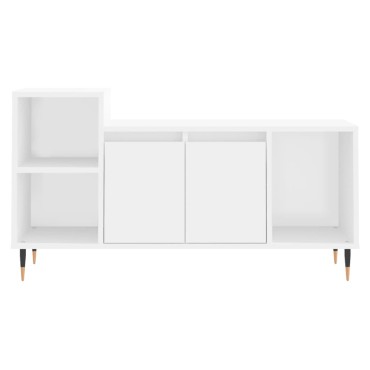 vidaXL Έπιπλο Τηλεόρασης Λευκό 100x35x55cm Επεξεργασμένο Ξύλο