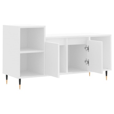vidaXL Έπιπλο Τηλεόρασης Λευκό 100x35x55cm Επεξεργασμένο Ξύλο