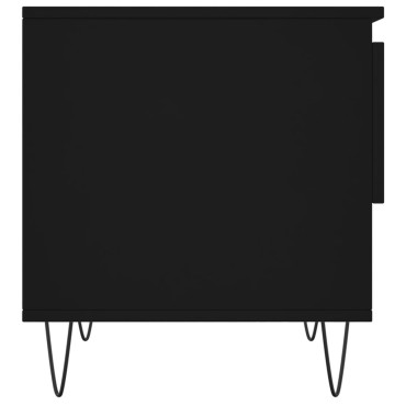 vidaXL Τραπεζάκια Σαλονιού 2 τεμ. Μαύρα 50x46x50cm Επεξεργασμένο Ξύλο