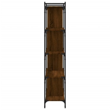 vidaXL Βιβλιοθήκη 5 Επιπέδων Καφέ Δρυς 76x32x158cm Επεξ. Ξύλο 1 τεμ.