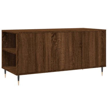vidaXL Τραπεζάκι Σαλονιού Καφέ Δρυς 102x44,5x50cm Επεξεργασμένο Ξύλο 1 τεμ.