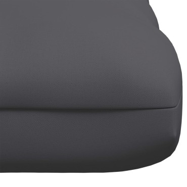 vidaXL Μαξιλάρι Παλέτας Ανθρακί 120x80x12cm Υφασμάτινο