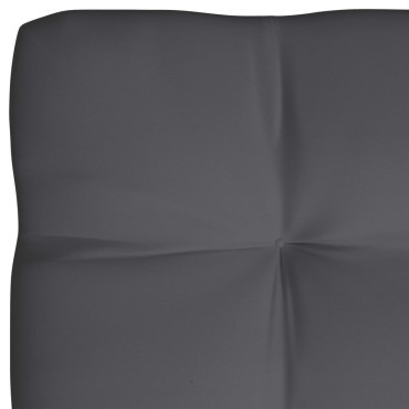 vidaXL Μαξιλάρι Παλέτας Ανθρακί 120x80x12cm Υφασμάτινο