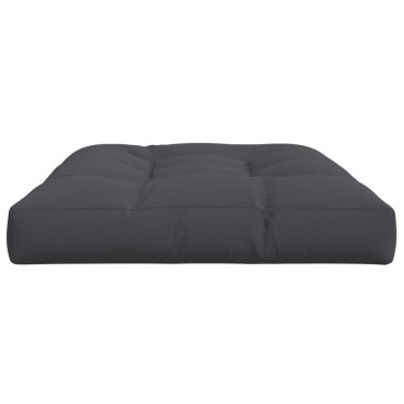 vidaXL Μαξιλάρι Παλέτας Ανθρακί 120x80x12cm Υφασμάτινο