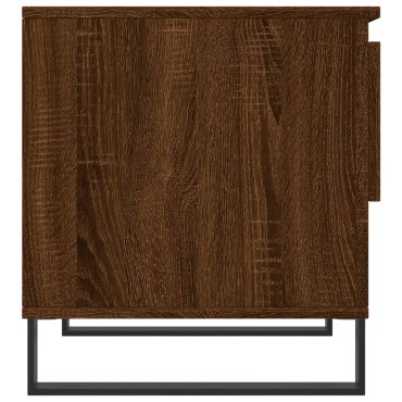 vidaXL Τραπεζάκια Σαλονιού 2 τεμ. Καφέ Δρυς 50x46x50cm Επεξ. Ξύλο