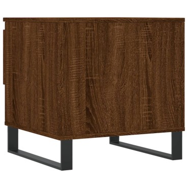 vidaXL Τραπεζάκια Σαλονιού 2 τεμ. Καφέ Δρυς 50x46x50cm Επεξ. Ξύλο