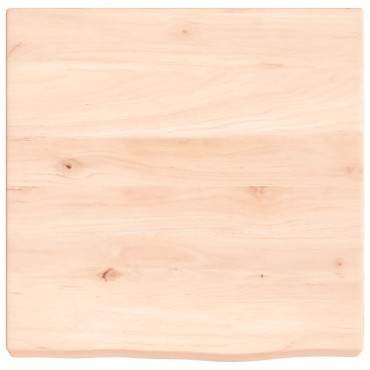 vidaXL Ράφι Τοίχου 40x40x(2-4)cm από Ακατέργαστο Μασίφ Ξύλο Δρυός 1 τεμ.