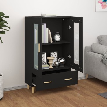 vidaXL Ντουλάπι άσπρο 70x31x115cm από Επεξεργασμένο Ξύλο 1 τεμ.