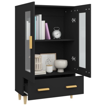 vidaXL Ντουλάπι άσπρο 70x31x115cm από Επεξεργασμένο Ξύλο 1 τεμ.