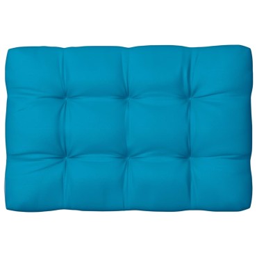 vidaXL Μαξιλάρι Παλέτας Μπλε 120x80x12cm Υφασμάτινο