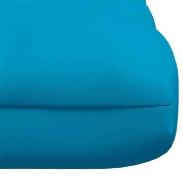 vidaXL Μαξιλάρι Παλέτας Μπλε 120x80x12cm Υφασμάτινο