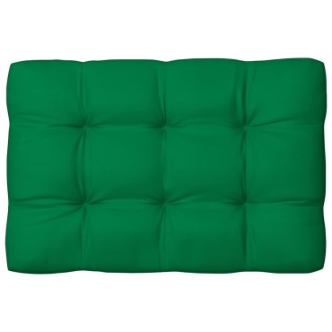 vidaXL Μαξιλάρι Παλέτας Πράσινο 120 x 80 x 12 εκ. Υφασμάτινο