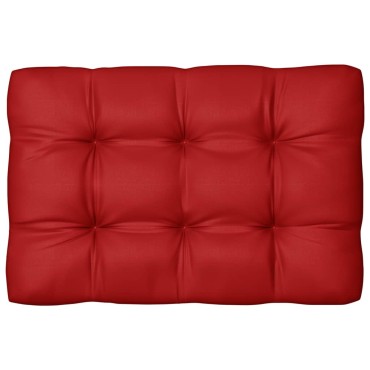 vidaXL Μαξιλάρι Καναπέ Παλέτας Κόκκινο 120x80x12cm Υφασμάτινο