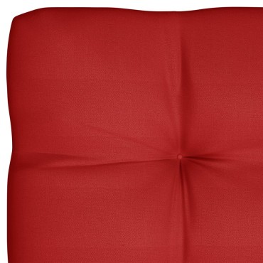 vidaXL Μαξιλάρι Καναπέ Παλέτας Κόκκινο 120x80x12cm Υφασμάτινο