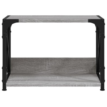 vidaXL Βάση Εκτυπωτή 2 Επιπέδων Γκρι Sonoma 44x26x31,5 εκ Επεξ. Ξύλο