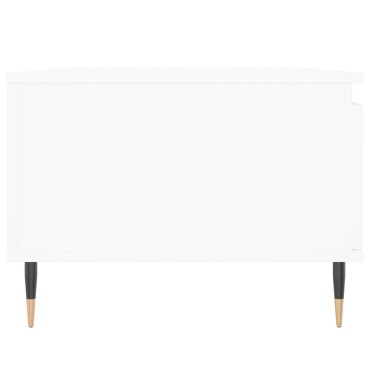 vidaXL Τραπεζάκι Σαλονιού Λευκό 90x50x36,5cm Επεξεργασμένο Ξύλο 1 τεμ.