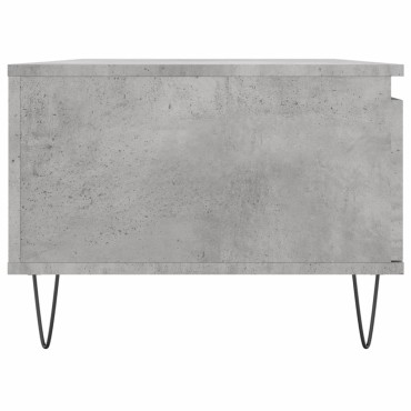 vidaXL Τραπεζάκι Σαλονιού Γκρι Σκυροδ. 90x50x36,5cm Επεξεργ. Ξύλο 1 τεμ.