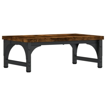 vidaXL Βάση Οθόνης Καπνιστή Δρυς 37x23x14 εκ. από Επεξεργασμένο Ξύλο