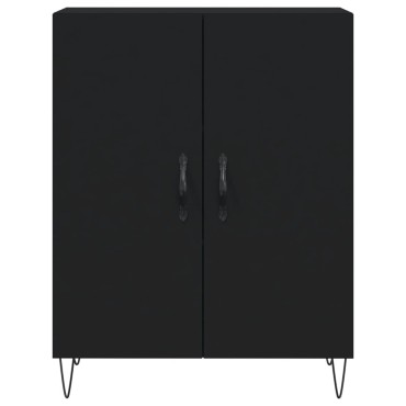 vidaXL Ντουλάπι Μαύρο 69,5x34x180cm από Επεξεργασμένο Ξύλο 1 τεμ.