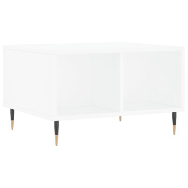 vidaXL Τραπεζάκι Σαλονιού Λευκό 60x50x36,5cm από Επεξεργασμένο Ξύλο 1 τεμ.