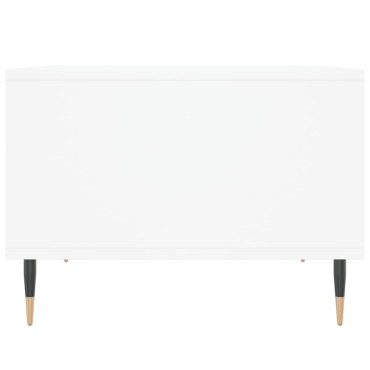 vidaXL Τραπεζάκι Σαλονιού Λευκό 60x50x36,5cm από Επεξεργασμένο Ξύλο 1 τεμ.