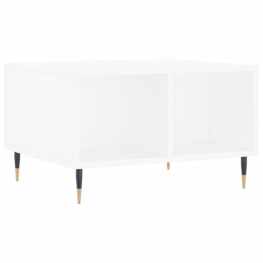 vidaXL Τραπεζάκι Σαλονιού Λευκό 60x50x36,5cm από Επεξεργασμένο Ξύλο 1 τεμ.
