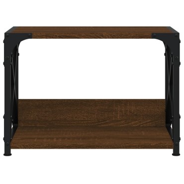 vidaXL Βάση Εκτυπωτή 2 Επιπέδων Καφέ Δρυς 44x26x31,5 εκ Επεξ. Ξύλο