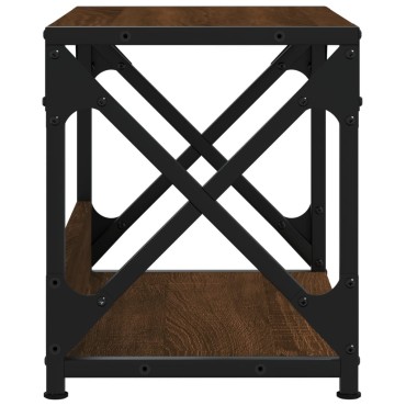vidaXL Βάση Εκτυπωτή 2 Επιπέδων Καφέ Δρυς 44x26x31,5 εκ Επεξ. Ξύλο