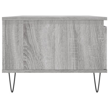 vidaXL Τραπεζάκι Σαλονιού Γκρι Sonoma 90x50x36,5cm Επεξεργασμένο Ξύλο 1 τεμ.