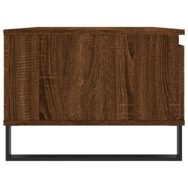 vidaXL Τραπεζάκι Σαλονιού Καφέ Δρυς 90x50x36,5cm Επεξεργασμ. Ξύλο 1 τεμ.