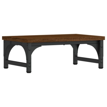 vidaXL Βάση Οθόνης Καφέ Δρυς 37 x 23 x 14 εκ. από Επεξεργασμένο Ξύλο