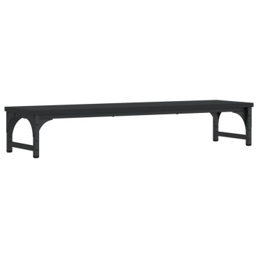 vidaXL Βάση Οθόνης Μαύρη 85 x 23 x 15,5 εκ. από Επεξεργασμένο Ξύλο