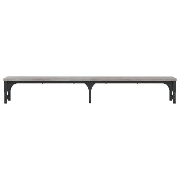 vidaXL Βάση Οθόνης Γκρι Sonoma 105x23x15,5 εκ. από Επεξεργασμένο Ξύλο