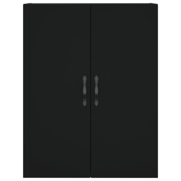 vidaXL Ντουλάπι Μαύρο 69,5x34x180cm από Επεξεργασμένο Ξύλο 1 τεμ.