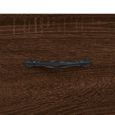 vidaXL Ντουλάπι Καφέ Δρυς 69,5x34x180cm από Επεξεργασμένο Ξύλο 1 τεμ.