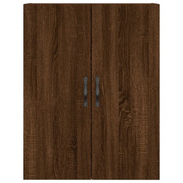 vidaXL Ντουλάπι Καφέ Δρυς 69,5x34x180cm από Επεξεργασμένο Ξύλο 1 τεμ.