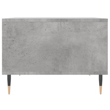 vidaXL Τραπεζάκι Σαλονιού Γκρι Σκυρ. 60x50x36,5cm Επεξεργ. Ξύλο 1 τεμ.