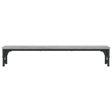 vidaXL Βάση Οθόνης Γκρι Sonoma 85x23x15,5 εκ. από Επεξεργασμένο Ξύλο